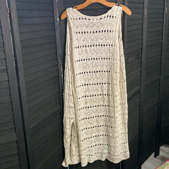 JOSEPH A.• Size L• Woven Long Cream Cardigan - Picture 3 of 7